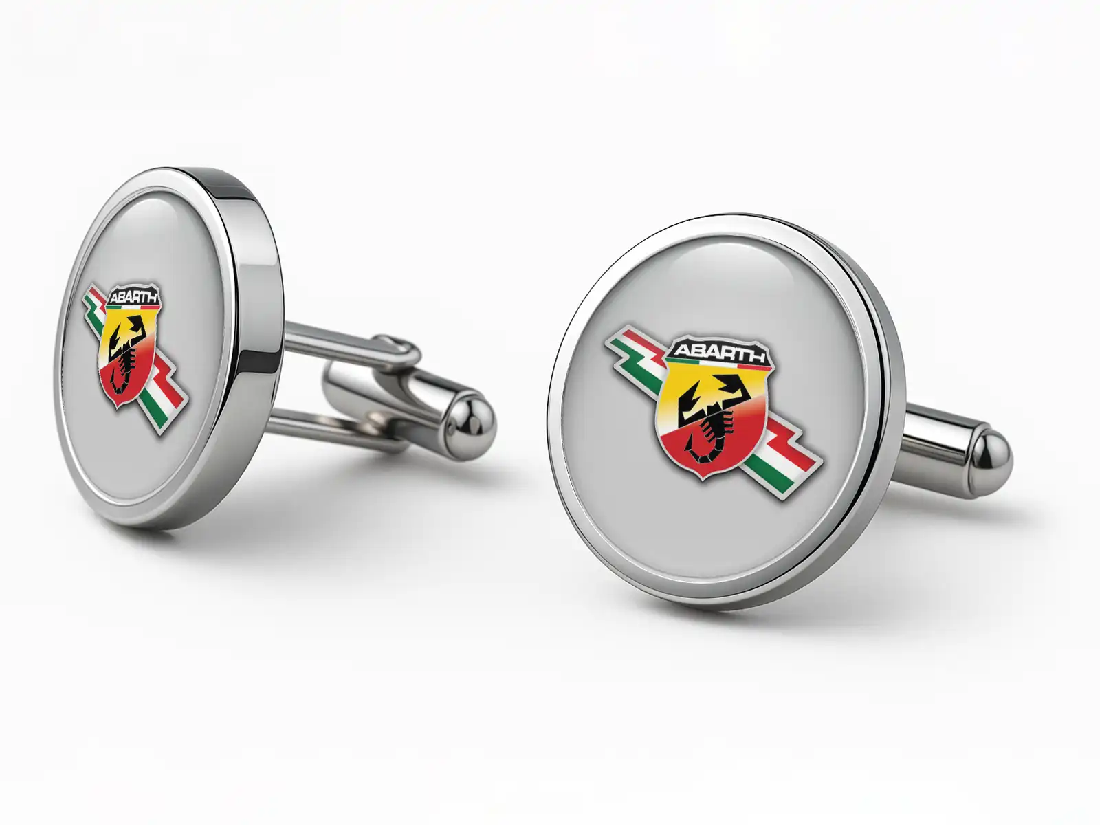 Fiat Abarth Gemelos Elegantes Moda Hombre Universal Premium